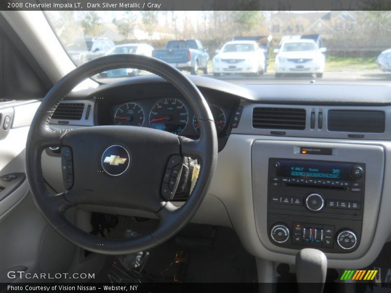 Dark Silver Metallic / Gray 2008 Chevrolet Impala LT