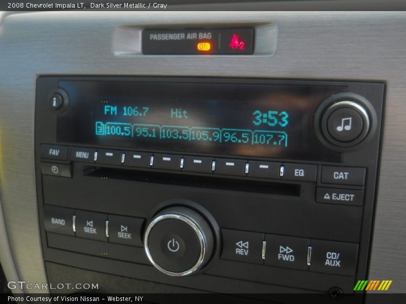 Dark Silver Metallic / Gray 2008 Chevrolet Impala LT