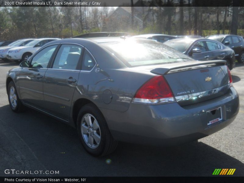 Dark Silver Metallic / Gray 2008 Chevrolet Impala LT