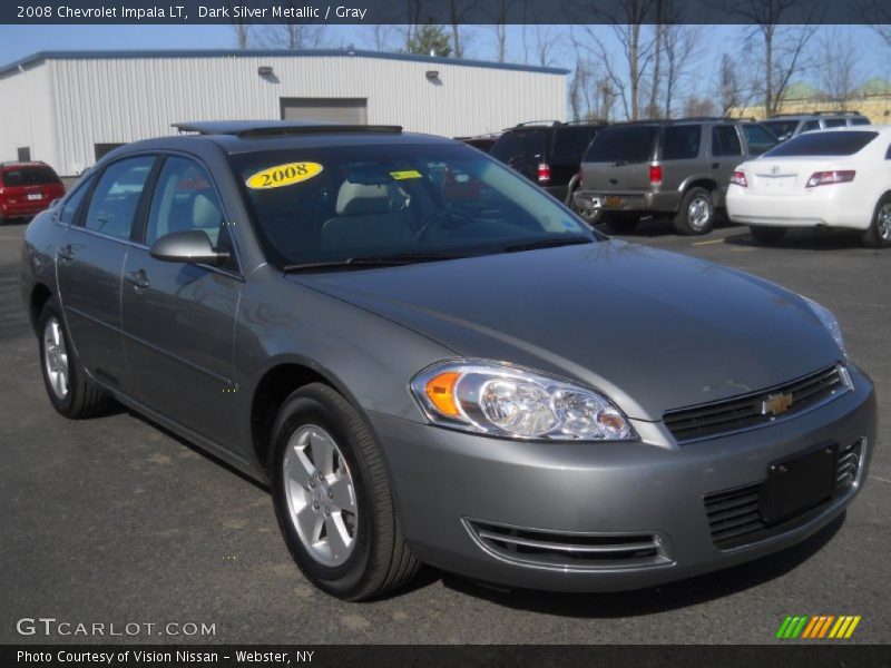 Dark Silver Metallic / Gray 2008 Chevrolet Impala LT