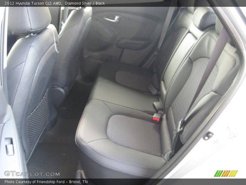 Diamond Silver / Black 2012 Hyundai Tucson GLS AWD