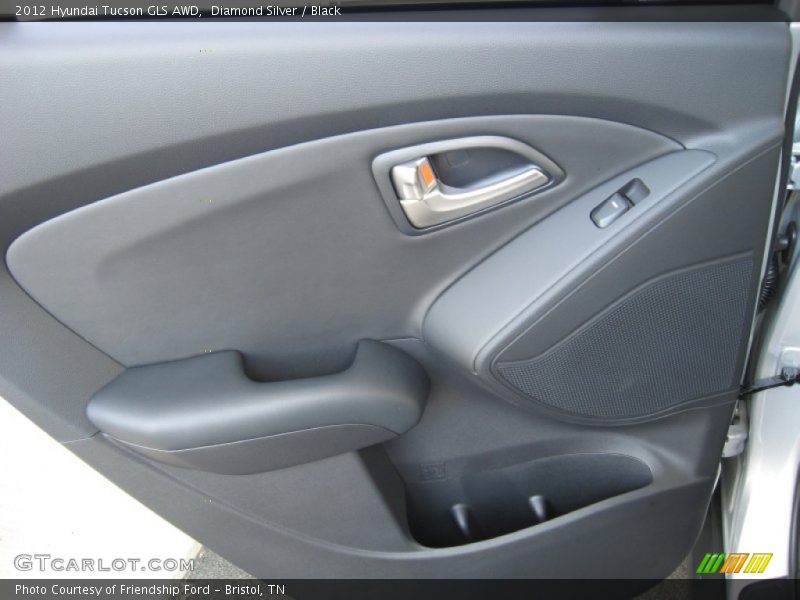 Diamond Silver / Black 2012 Hyundai Tucson GLS AWD