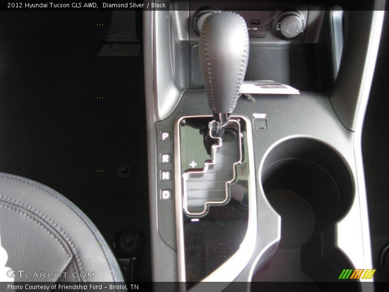 Diamond Silver / Black 2012 Hyundai Tucson GLS AWD