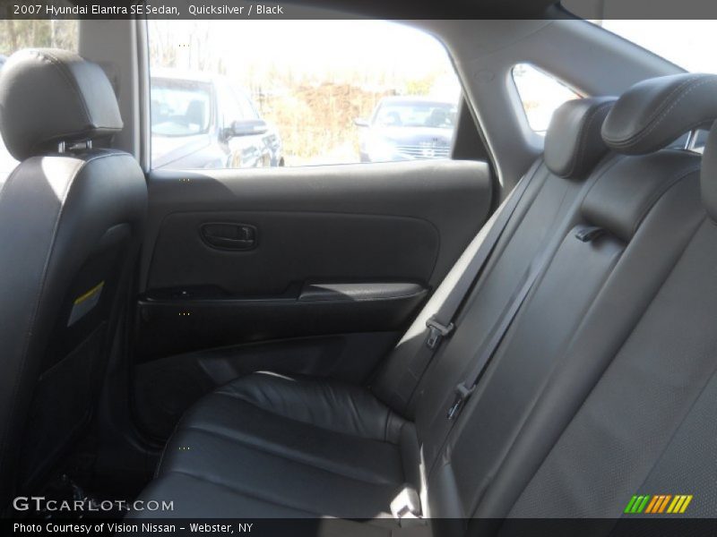 Quicksilver / Black 2007 Hyundai Elantra SE Sedan