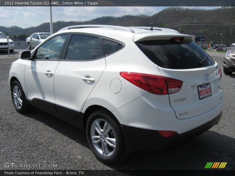Cotton White / Taupe 2012 Hyundai Tucson GLS AWD