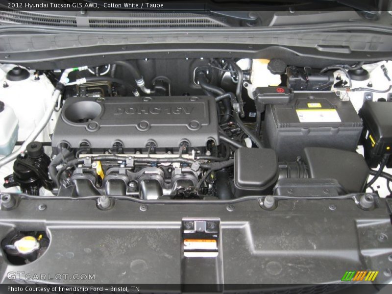 Cotton White / Taupe 2012 Hyundai Tucson GLS AWD