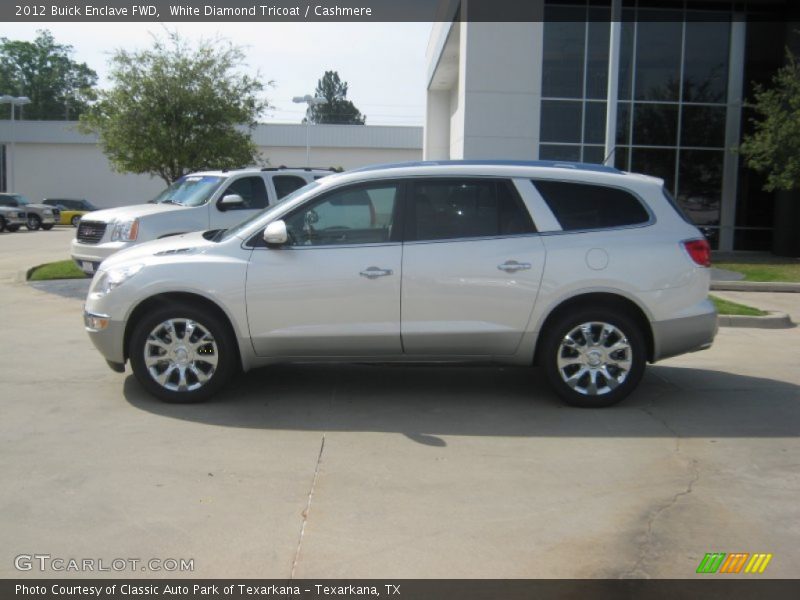 White Diamond Tricoat / Cashmere 2012 Buick Enclave FWD