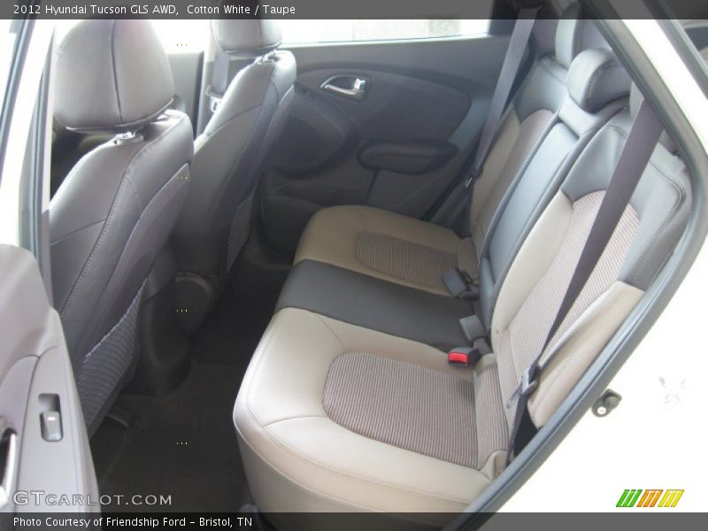 Cotton White / Taupe 2012 Hyundai Tucson GLS AWD