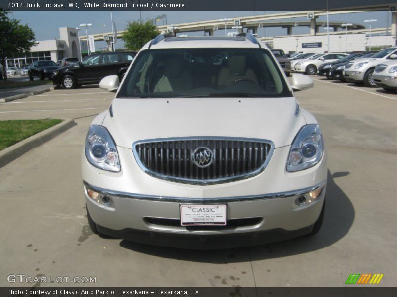 White Diamond Tricoat / Cashmere 2012 Buick Enclave FWD