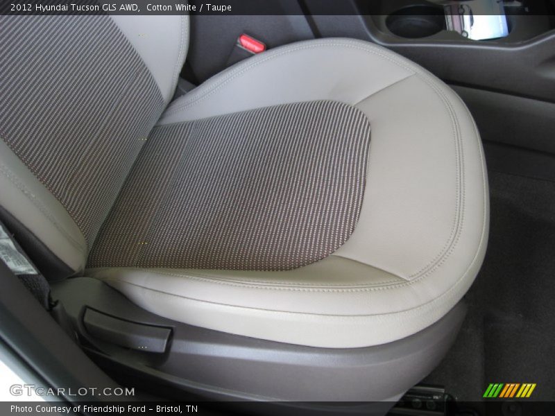 Cotton White / Taupe 2012 Hyundai Tucson GLS AWD