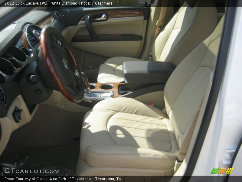 White Diamond Tricoat / Cashmere 2012 Buick Enclave FWD