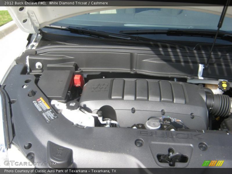 White Diamond Tricoat / Cashmere 2012 Buick Enclave FWD