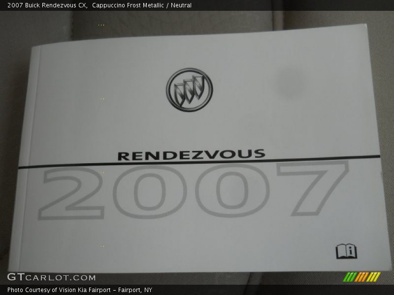 Cappuccino Frost Metallic / Neutral 2007 Buick Rendezvous CX
