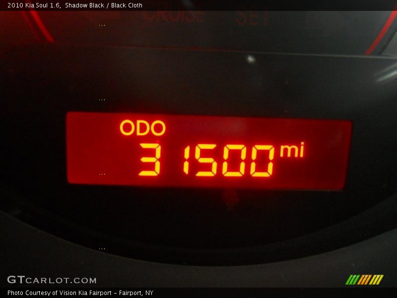 Shadow Black / Black Cloth 2010 Kia Soul 1.6