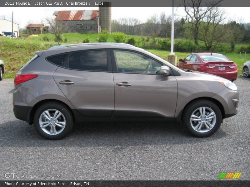 Chai Bronze / Taupe 2012 Hyundai Tucson GLS AWD
