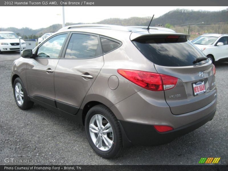 Chai Bronze / Taupe 2012 Hyundai Tucson GLS AWD