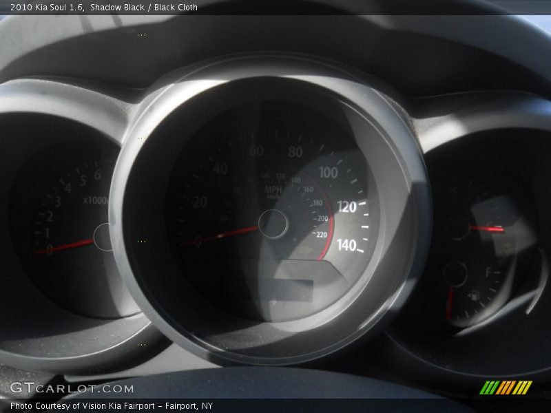 Shadow Black / Black Cloth 2010 Kia Soul 1.6