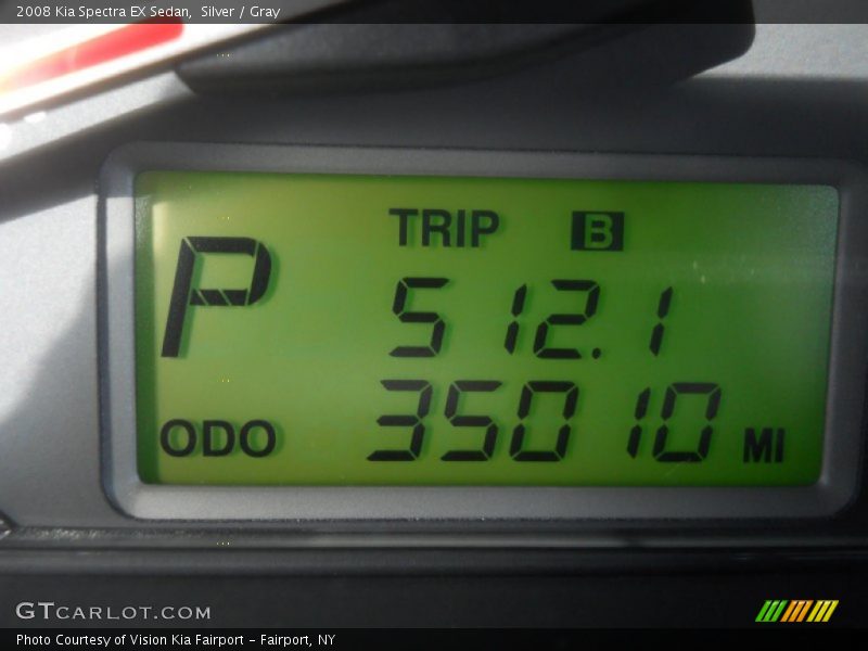 Silver / Gray 2008 Kia Spectra EX Sedan