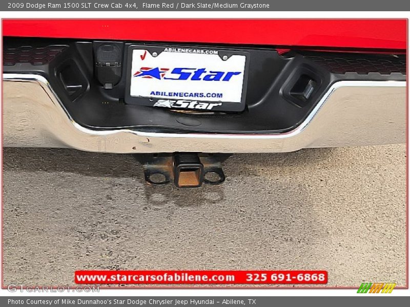 Flame Red / Dark Slate/Medium Graystone 2009 Dodge Ram 1500 SLT Crew Cab 4x4