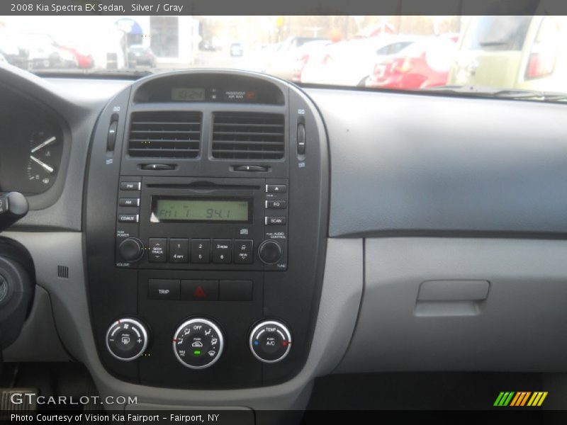 Silver / Gray 2008 Kia Spectra EX Sedan