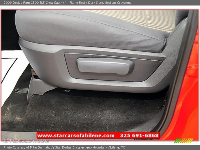 Flame Red / Dark Slate/Medium Graystone 2009 Dodge Ram 1500 SLT Crew Cab 4x4