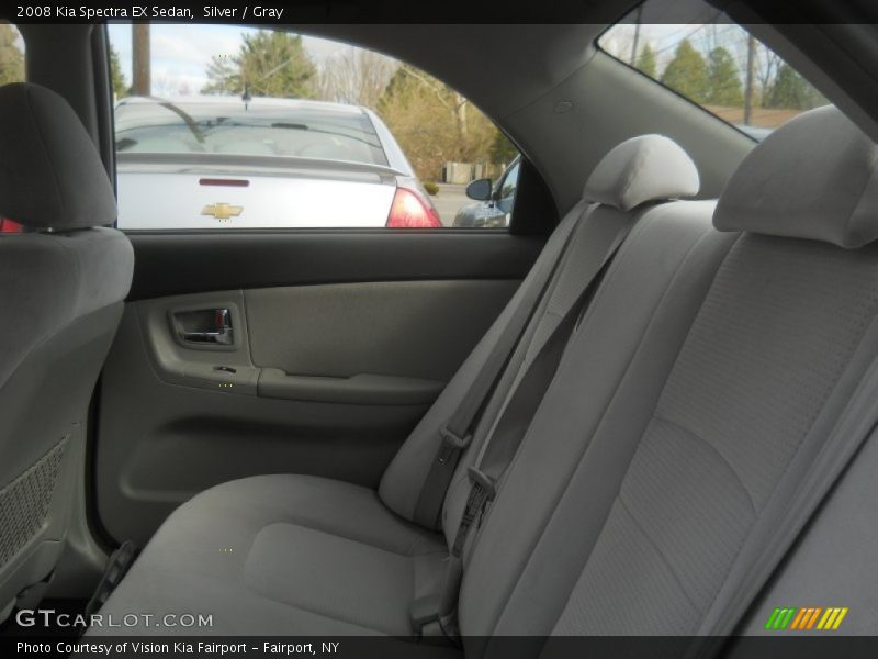 Silver / Gray 2008 Kia Spectra EX Sedan