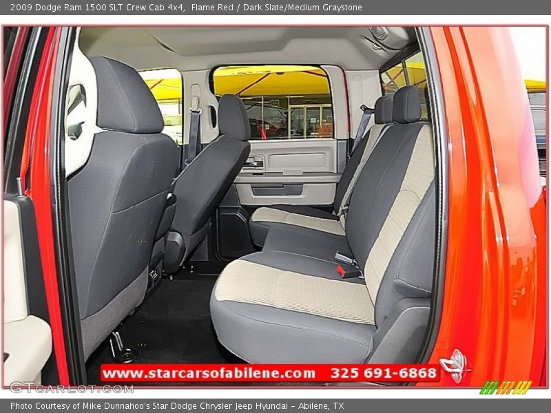 Flame Red / Dark Slate/Medium Graystone 2009 Dodge Ram 1500 SLT Crew Cab 4x4