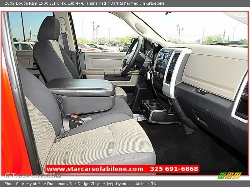 Flame Red / Dark Slate/Medium Graystone 2009 Dodge Ram 1500 SLT Crew Cab 4x4