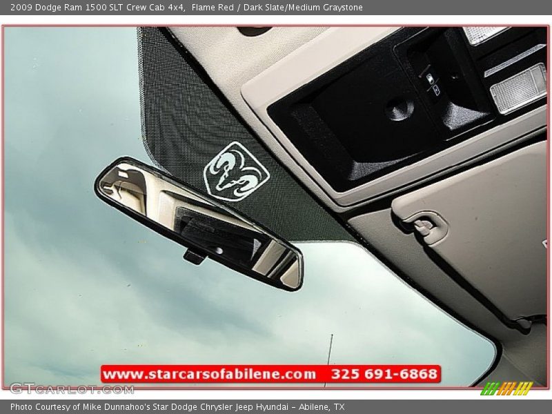 Flame Red / Dark Slate/Medium Graystone 2009 Dodge Ram 1500 SLT Crew Cab 4x4