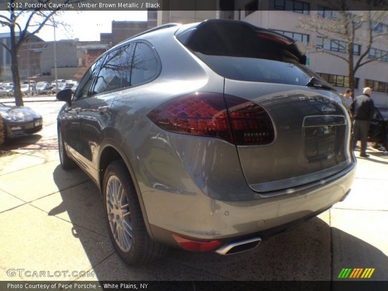 Umber Brown Metallic / Black 2012 Porsche Cayenne