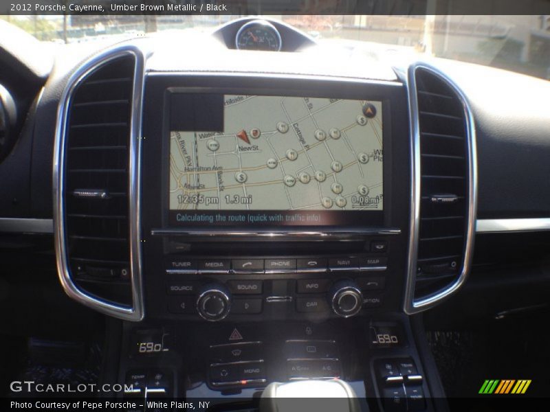 Umber Brown Metallic / Black 2012 Porsche Cayenne