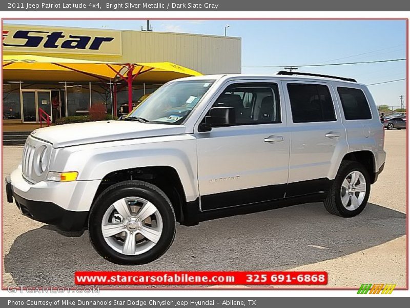 Bright Silver Metallic / Dark Slate Gray 2011 Jeep Patriot Latitude 4x4