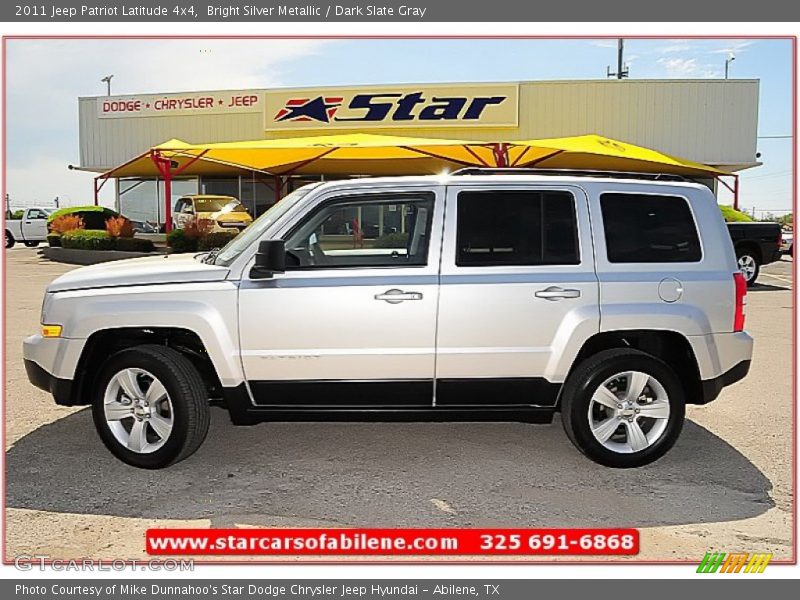 Bright Silver Metallic / Dark Slate Gray 2011 Jeep Patriot Latitude 4x4