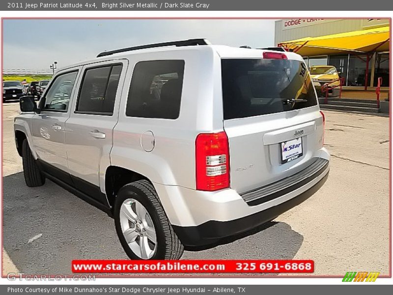 Bright Silver Metallic / Dark Slate Gray 2011 Jeep Patriot Latitude 4x4
