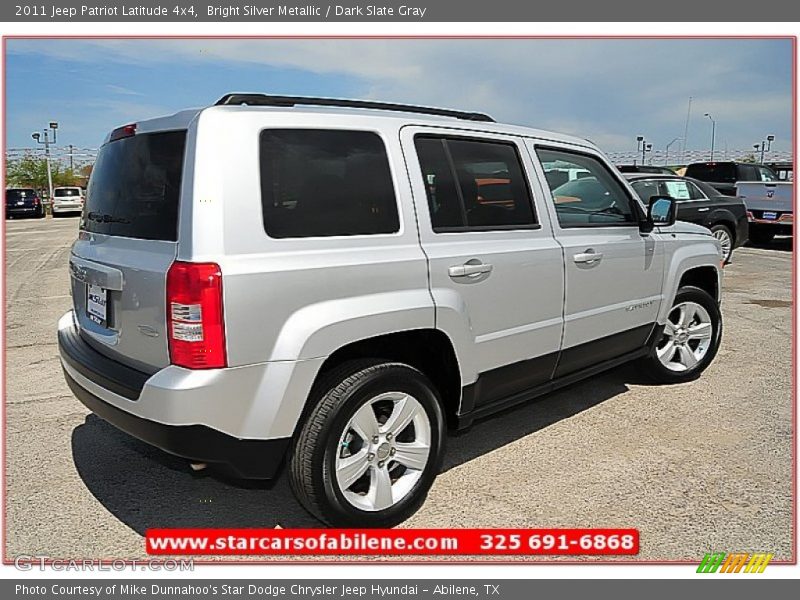 Bright Silver Metallic / Dark Slate Gray 2011 Jeep Patriot Latitude 4x4