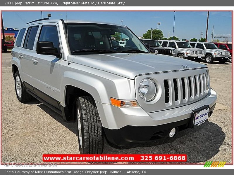 Bright Silver Metallic / Dark Slate Gray 2011 Jeep Patriot Latitude 4x4