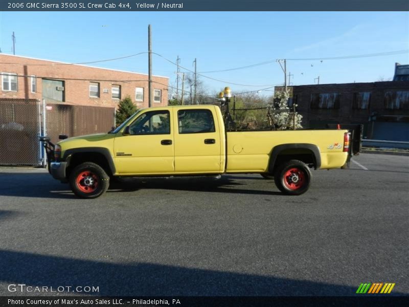 Yellow / Neutral 2006 GMC Sierra 3500 SL Crew Cab 4x4