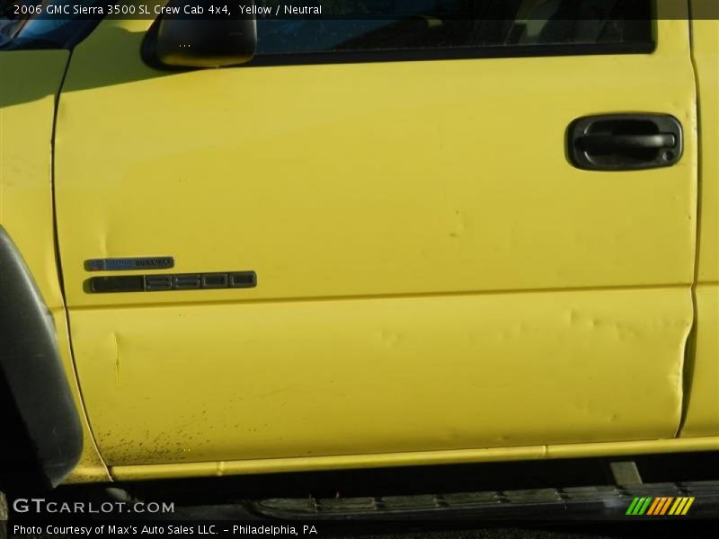 Yellow / Neutral 2006 GMC Sierra 3500 SL Crew Cab 4x4