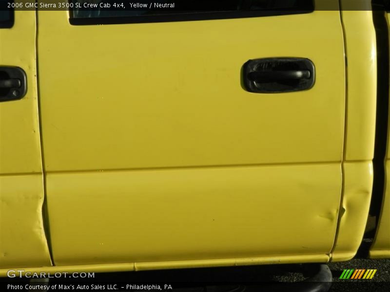 Yellow / Neutral 2006 GMC Sierra 3500 SL Crew Cab 4x4