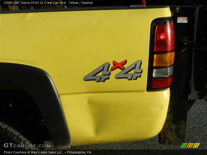 Yellow / Neutral 2006 GMC Sierra 3500 SL Crew Cab 4x4