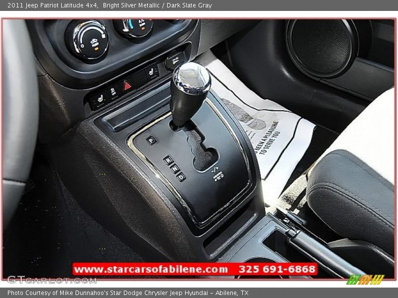 Bright Silver Metallic / Dark Slate Gray 2011 Jeep Patriot Latitude 4x4