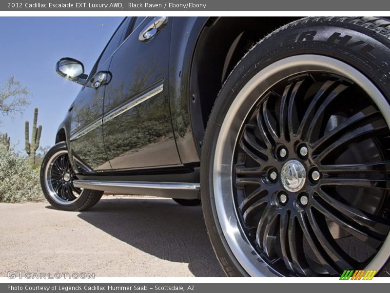 Black Raven / Ebony/Ebony 2012 Cadillac Escalade EXT Luxury AWD