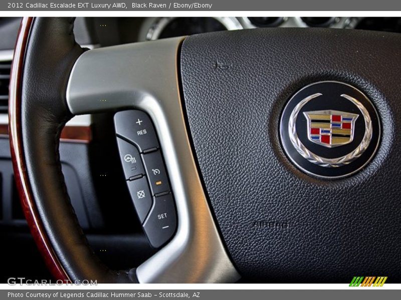 Black Raven / Ebony/Ebony 2012 Cadillac Escalade EXT Luxury AWD