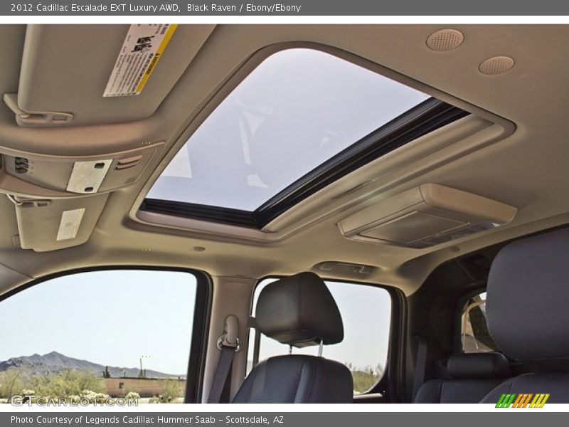 Black Raven / Ebony/Ebony 2012 Cadillac Escalade EXT Luxury AWD