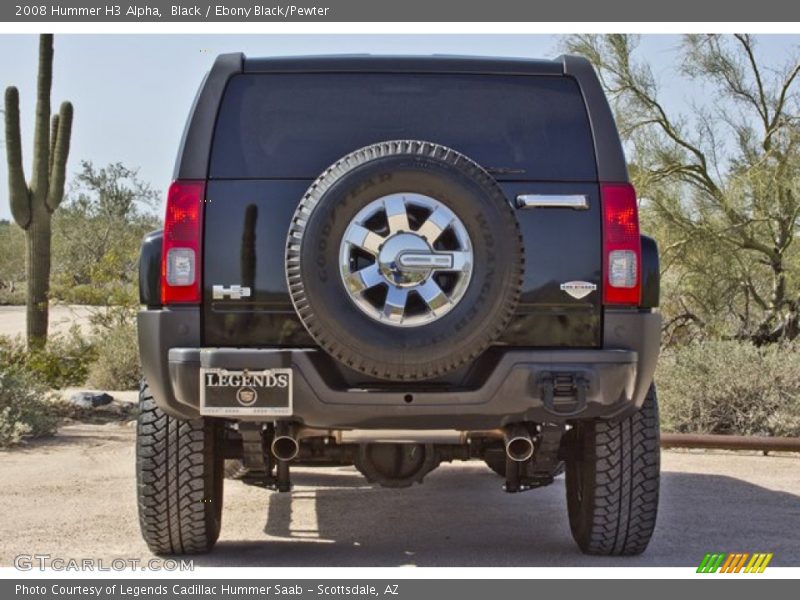 Black / Ebony Black/Pewter 2008 Hummer H3 Alpha