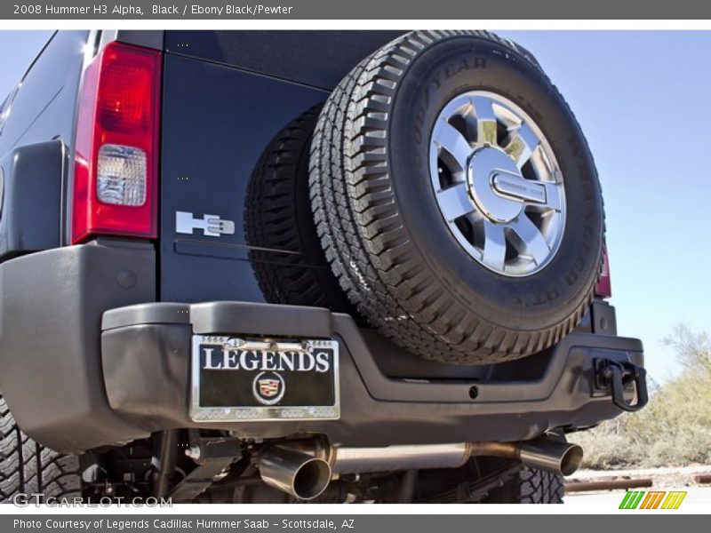 Black / Ebony Black/Pewter 2008 Hummer H3 Alpha