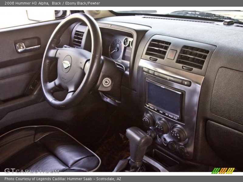 Black / Ebony Black/Pewter 2008 Hummer H3 Alpha
