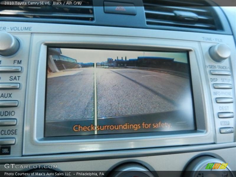 Black / Ash Gray 2010 Toyota Camry SE V6