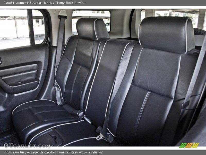 Rear Seat of 2008 H3 Alpha