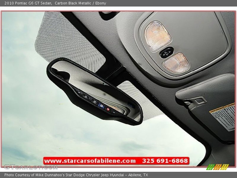 Carbon Black Metallic / Ebony 2010 Pontiac G6 GT Sedan